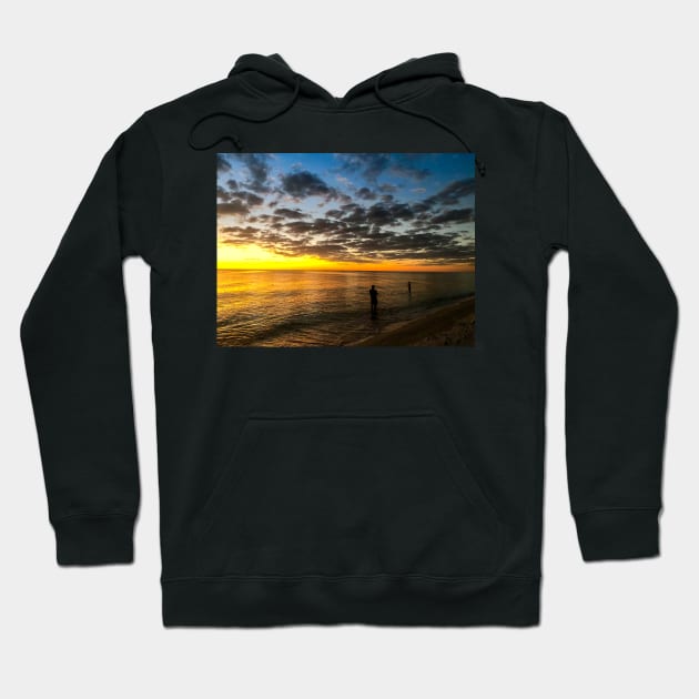 Night Fishing Hoodie by cbernstein